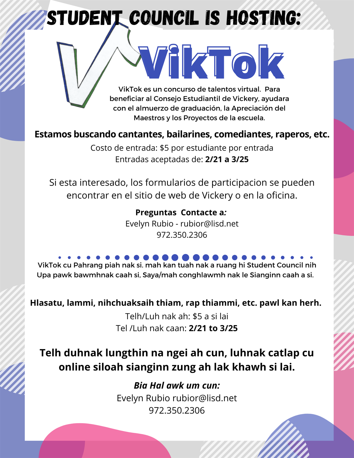 Vik Tok Flyer